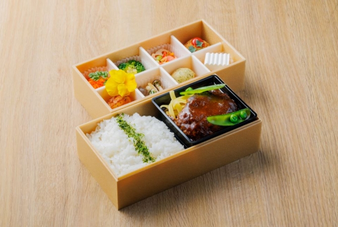 【2026NEW】仙台牛の煮込みハンバーグ(二段重）の画像1