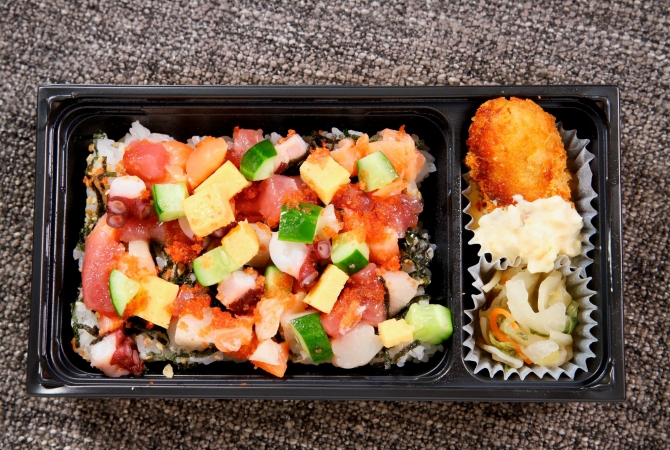 【新規格】海鮮チラシ(一段重)★５個以上注文可能の画像2