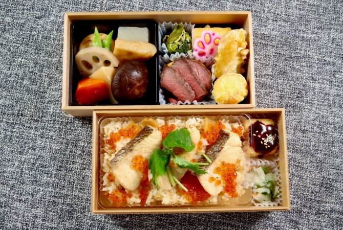 【New】桜鯛の鯛めしイクラのせと和牛ステーキ(二段重)の画像3